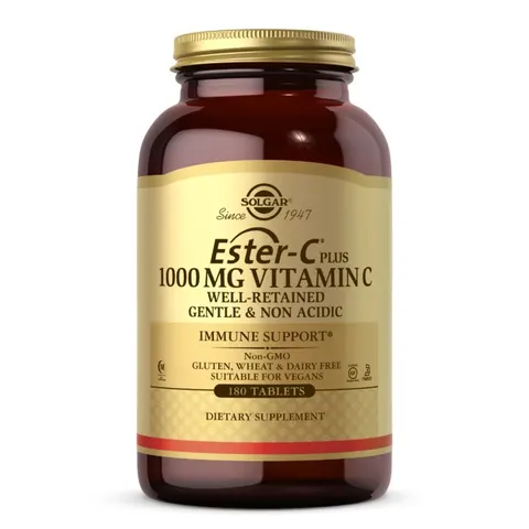 SOLGAR Ester C Plus - Witamina C 1000 mg (180 tabl.)