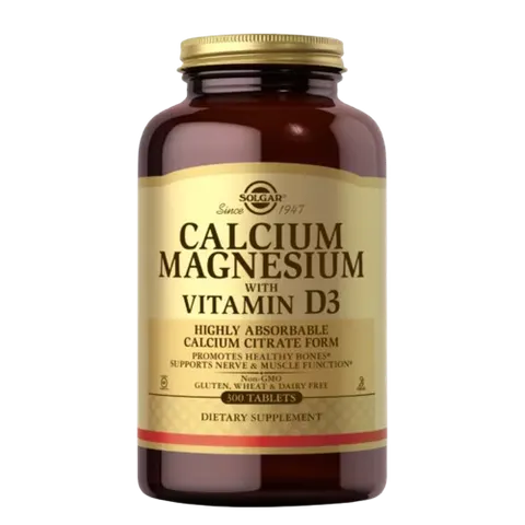 SOLGAR Calcium Magnesium with Vitamin D3 - Wapń, Magnez z witaminą D3 (300 tabl.)