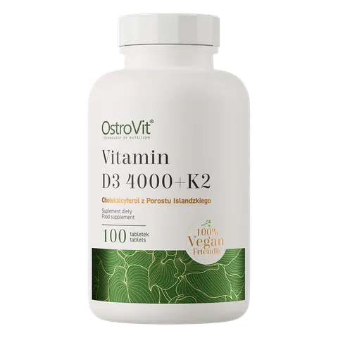 OSTROVIT Witamina D3 4000 IU + K2 VEGE (100 tabl.)