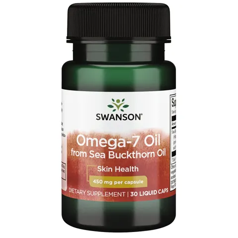 SWANSON Omega-7 Oil From Sea Buckthorn Oil (30 kaps.)