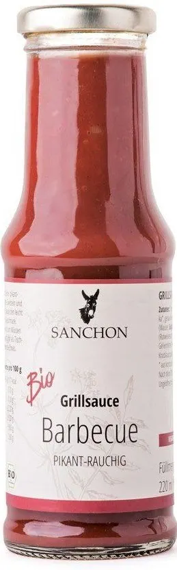 Sos barbecue BIO 210 ml SANCHON