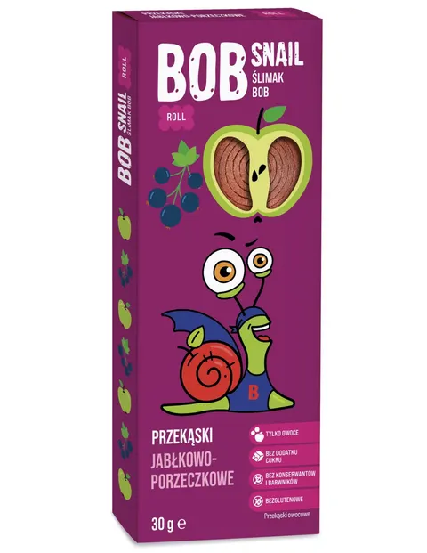 Przekąska Jabłko-Czarna porzeczka 30 g BOB SNAIL