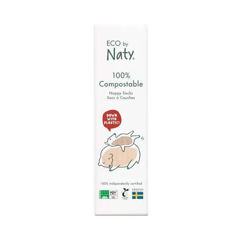 Ekologiczne worki na pieluchy , 50 szt ECO BY NATY