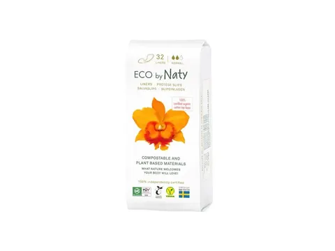 Ekologiczne wkładki higieniczne, Normal, 32 sztuki ECO BY NATY