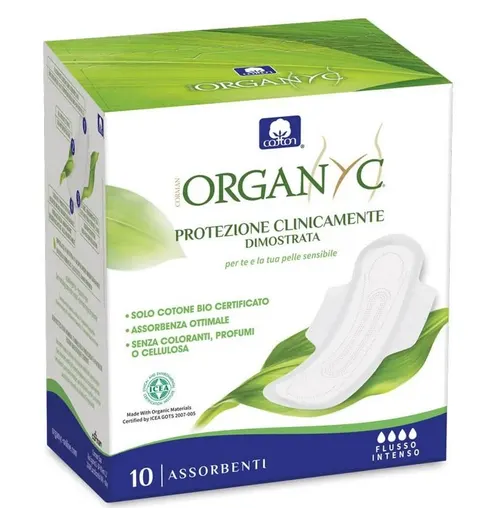 Podpaski sanitarne na noc 10szt BIO ORGAN(Y)C