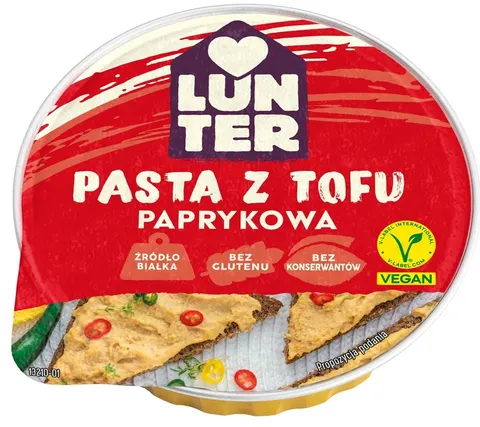 Pasta z tofu paprykowa z chili 75 g LUNTER