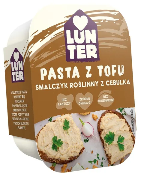 Pasta z tofu smalczyk z cebulką 150g LUNTER