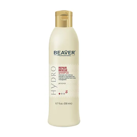 BEAVER HYDRO REPAIR RESCUE Szampon do włosów REGENERUJĄCY, 258 ml