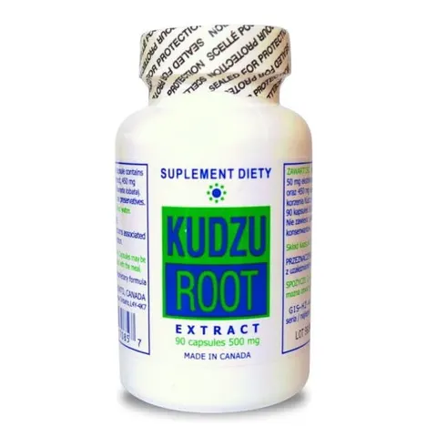 90 kapsułek 500mg nałóg, nikotyna KUDZU ROOT