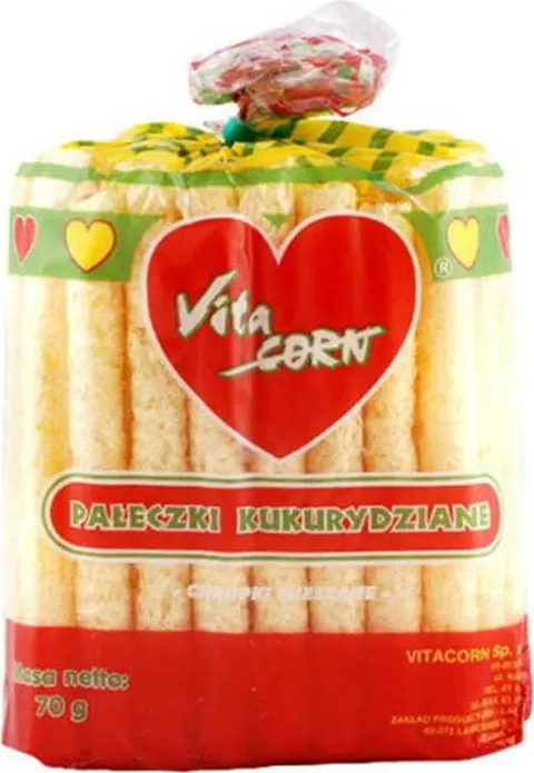 Pałeczki kukurydziane 70 g Vitacorn DATA: 11-2026