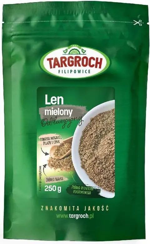 Len mielony 250g Targroch DATA: 11-2026