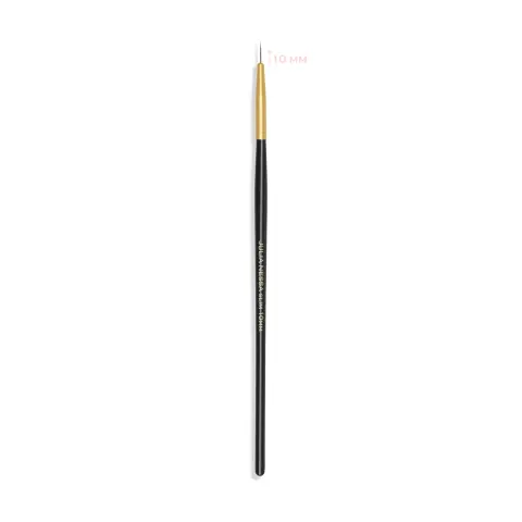 Pędzelek Wood Slim Line Brush by Julia Nessa 10mm - złoty