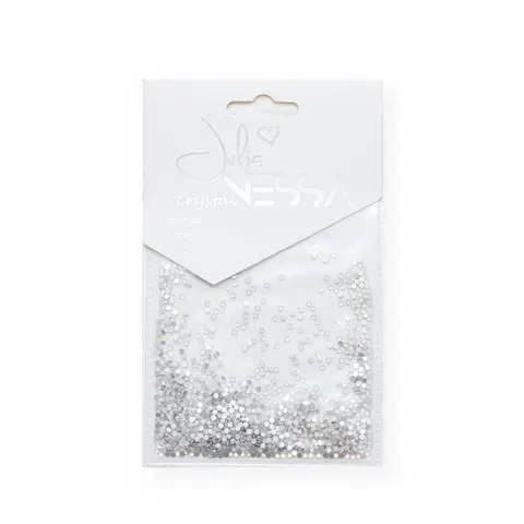 1400szt. Kryształki Pastel White rozmiar 5