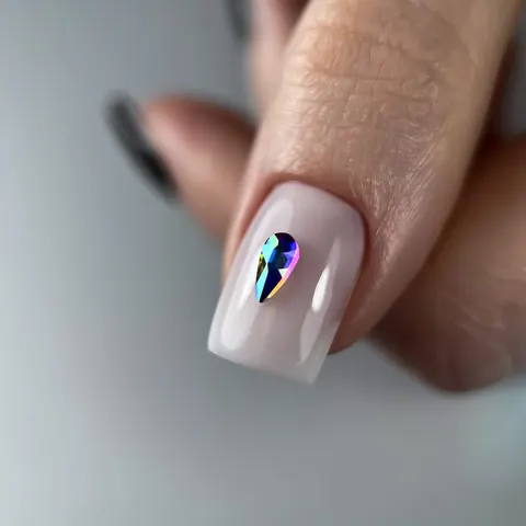 6 szt. Kryształki Pear Slim Mermaid