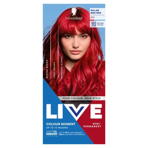 Schwarzkopf Live Ultra Brights or Pastel farba do włosów 092 Ostra Czerwień