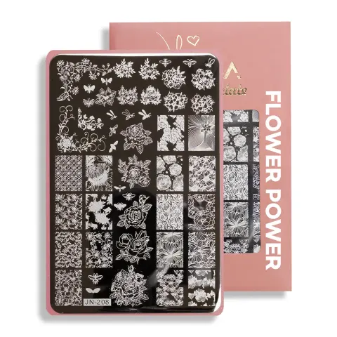 Blaszka do stempli - Flower power