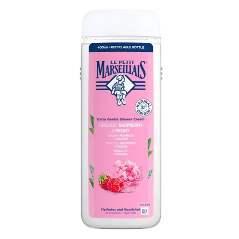 Le Petit Marseillais Żel pod prysznic Bio Malina i Piwonia 400ml