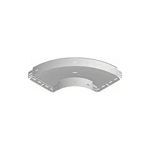 Kolanko korytka 90 stopni szerokość 100mm wysokość 42mm, grubość blachy 1,0mm, KKPJ100H42; 140214 BAKS