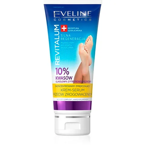 Eveline Revitalum Krem-Serum przeciw zrogowaceniom stóp, 75ml