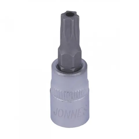 Klucz wpustowy (nasadka) 1/4'' Torx z otworem Jonnesway