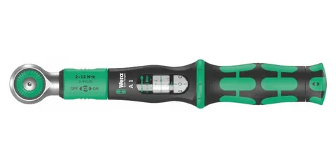 Klucz dynamometryczny 1/4" 2-12Nm Safe-Torque A1 WERA