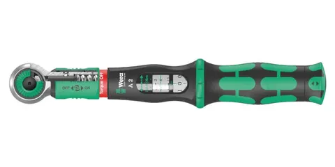 Klucz dynamometryczny 1/4" 2-12Nm Safe-Torque A2 (uchwyt do bitów) WERA