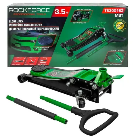 Podnośnik hydrauliczny przesuwny 3,5T niskoprofilowy Rockforce
