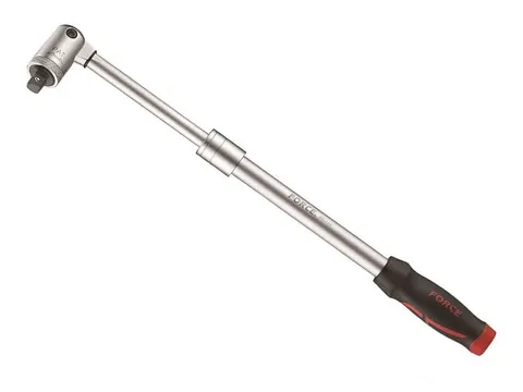 Pokrętło - grzechotka rozsuwana przegubowa 1/2" L-685mm Force