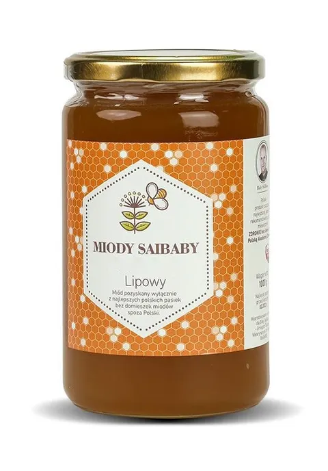 Miód lipowy 1000 g | Naturalny miód pszczeli