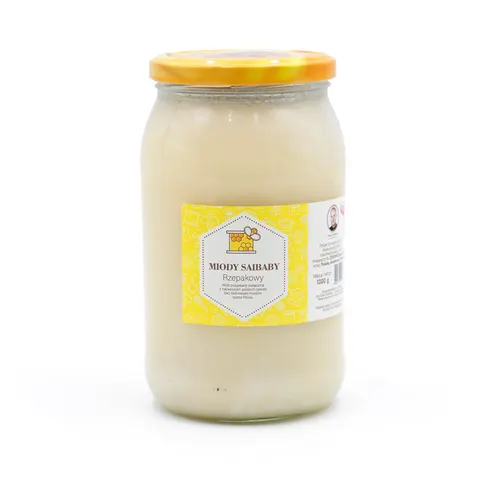 Miód rzepakowy 1000 g | Naturalny miód pszczeli