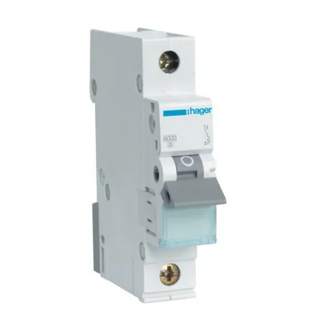 Wyłącznik nadprądowy 1P C32A 6kA AC; MCN132E, HAGER