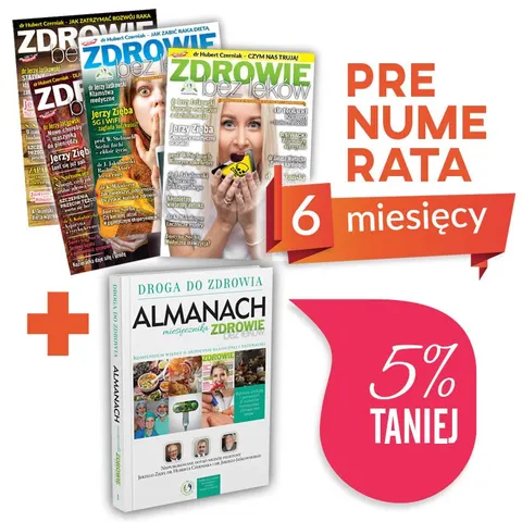 Almanach + prenumerata 6 miesięcy przesyłka polecona ekonomiczna 5