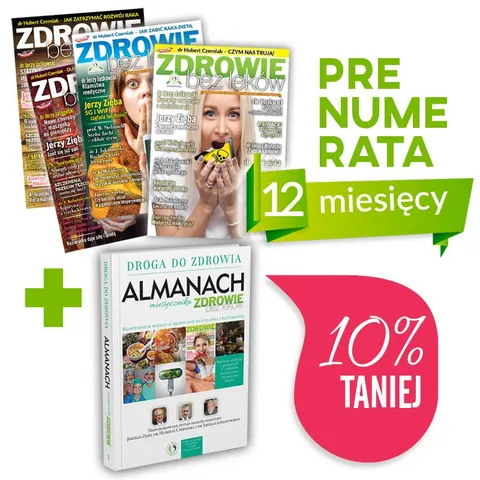 Almanach + prenumerata 12 miesięcy przesyłka polecona priorytetowa 11