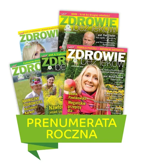 Roczna prenumerata Zdrowie bez leków przesyłka polecona priorytetowa 12