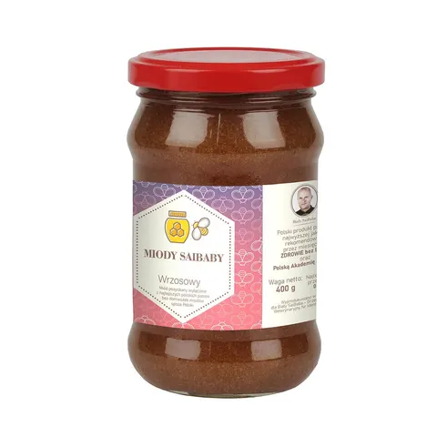 Miód wrzosowy 400 g | Naturalny miód pszczeli