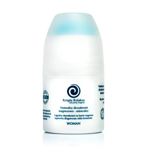 Naturalny Dezodorant Magnezowy Kropla Relaksu bez Aluminium 60 ml WOMAN