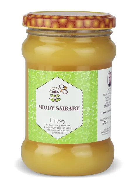 Miód lipowy 400 g | Naturalny miód pszczeli