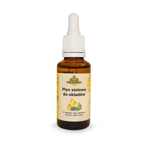 Płyn ziołowy do okładów 30 ml – Medi-Flowery