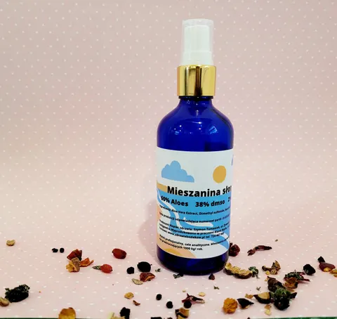 Mieszanina słoneczna Aloes- dmso- witamina C