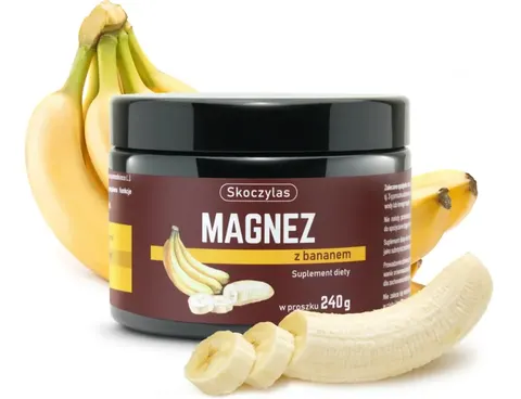 Magnez z bananem - suplement diety - 240 g - SKOCZYLAS