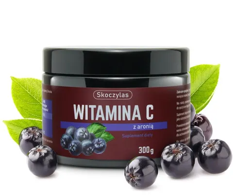 Witamina C z aronią - suplement diety - 300 g - SKOCZYLAS