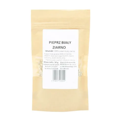 Pieprz biały ziarno 50g OF