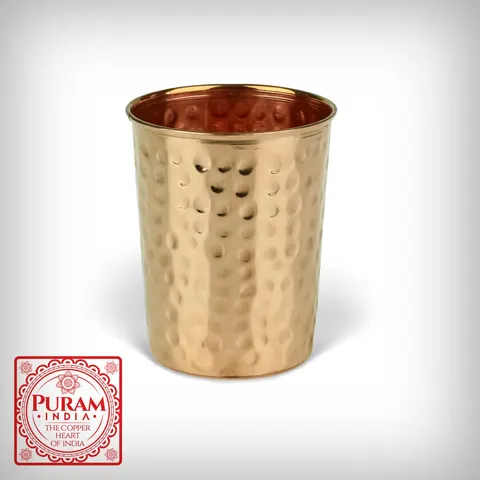 Kubek miedziany młotkowany 300 ml | PURAM