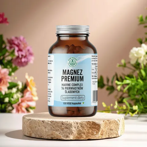 Magnez PREMIUM - suplement diety - 100 kapsułek - RawForest