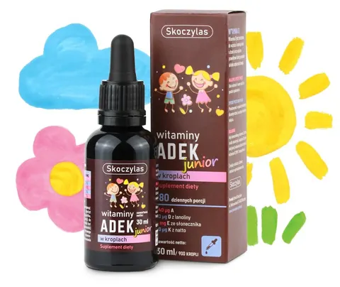 Witamina ADEK junior - suplement diety - 30 ml - Skoczylas