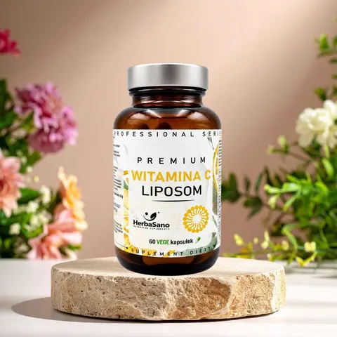 Witamina C - LIPOSOM - suplement diety - 60 VEGE kapsułek - HerbaSano