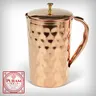 Miedziany dzbanek Diament 1,5 l | Ręcznie wykonany | PURAM