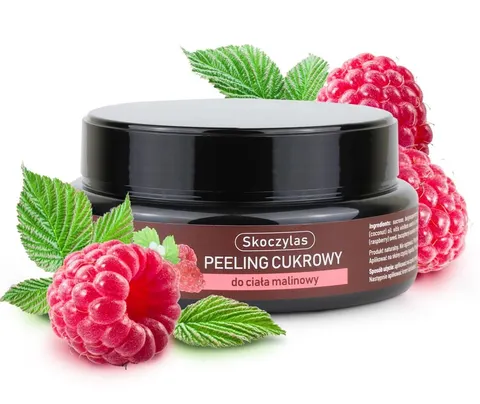 Peeling cukrowy do ciała malinowy
