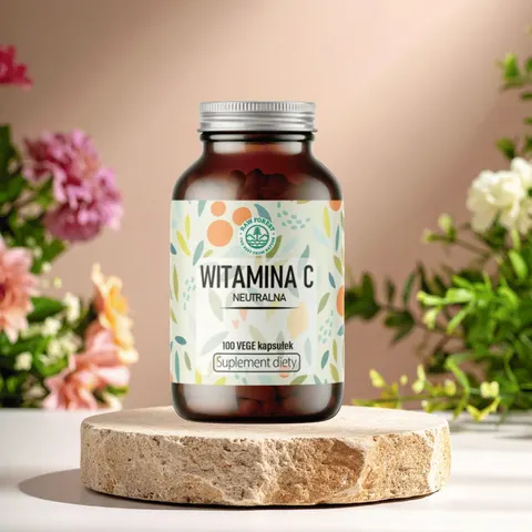 Witamina C neutralna - suplement diety - 100 kapsułek - RawForest