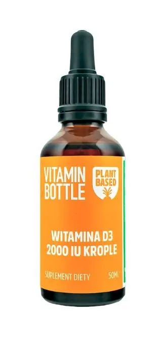 Witamina D3 krople 50 ml 2000 IU z alg – suplement diety